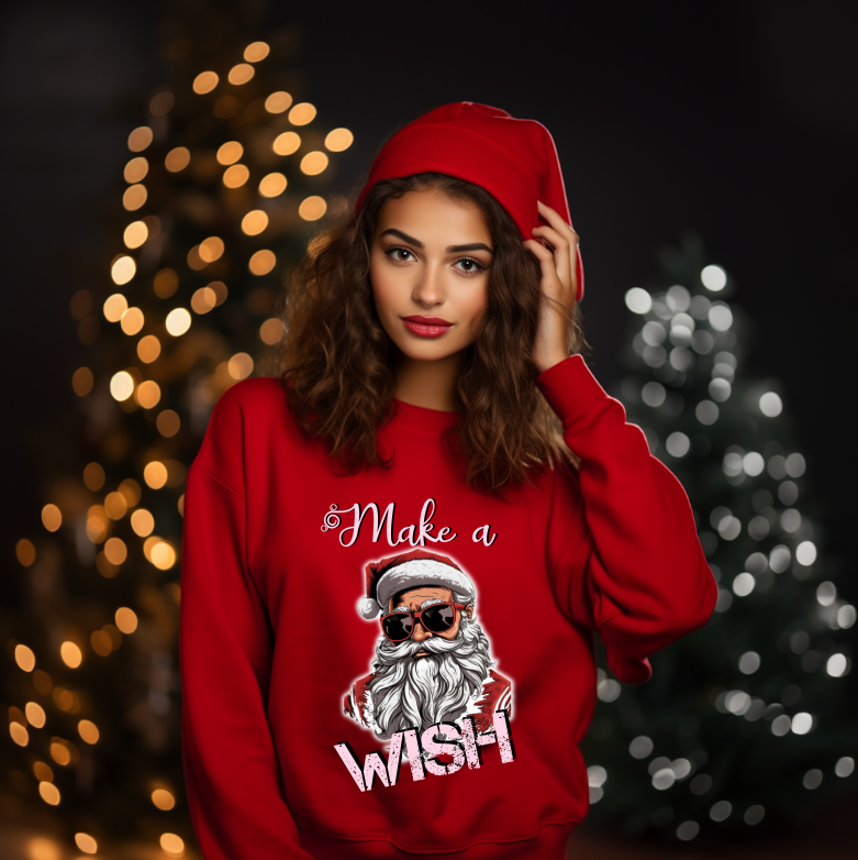 Bluza Unisex Craciun, Make a Wish - imagine 3