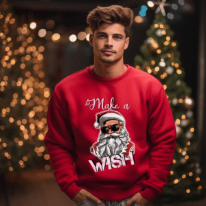 Bluza Unisex Craciun, Make a Wish