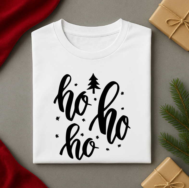 Tricou Unisex Winter Ho Ho Ho - imagine 3