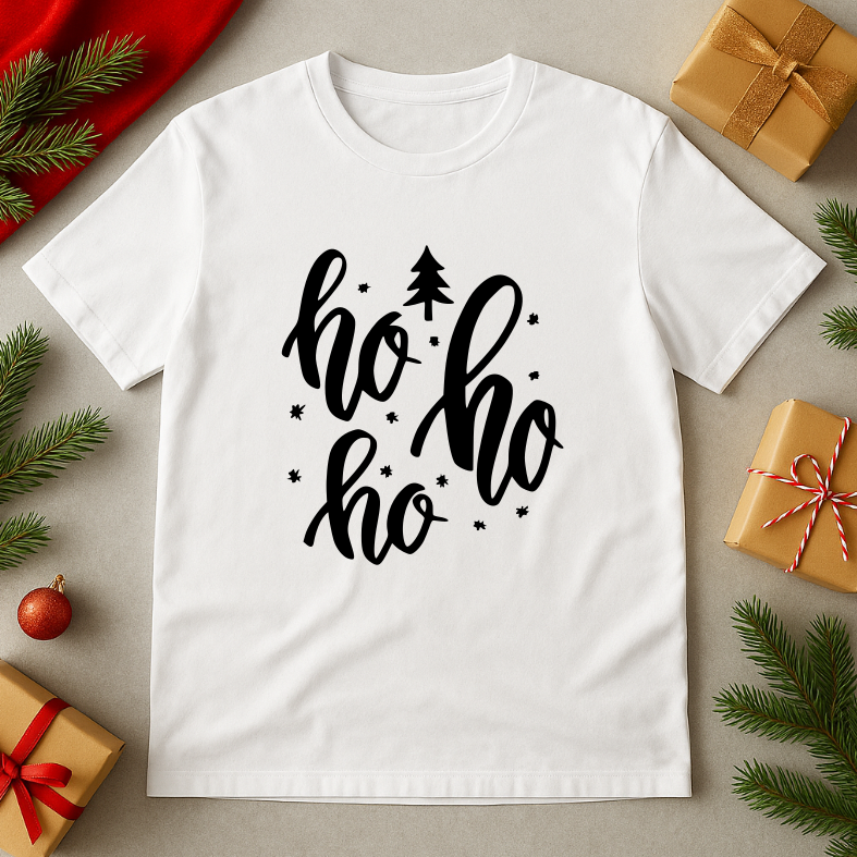 Tricou Unisex Winter Ho Ho Ho - imagine 4