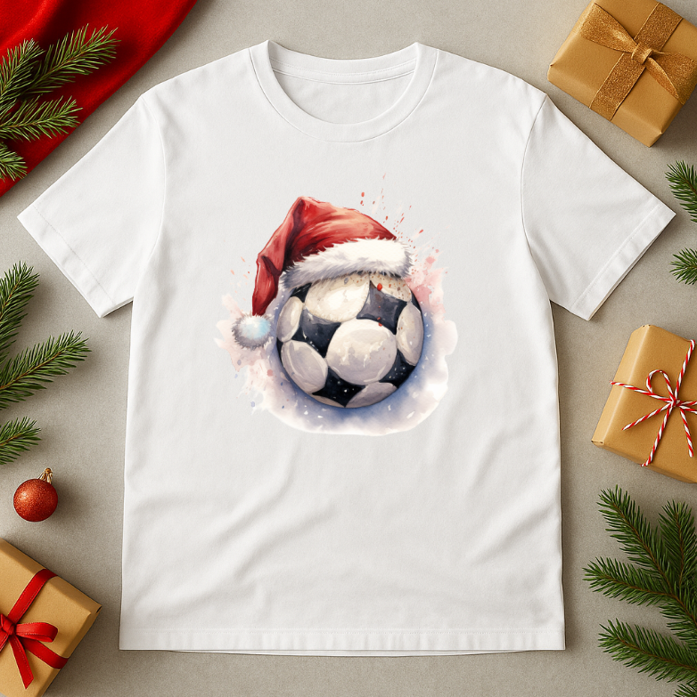 Tricou Unisex, Christmas Football - imagine 4