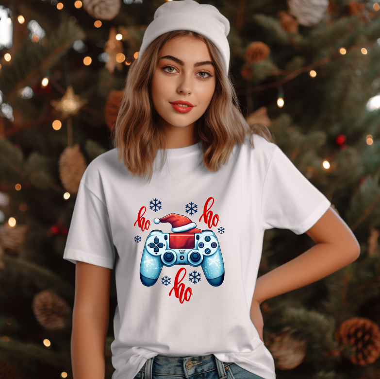 Tricou Unisex, Christmas Gamer - imagine 3