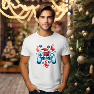 Alternative view of Tricou Unisex, Christmas Gamer