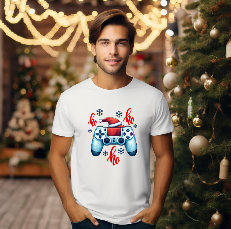 Tricou Unisex, Christmas Gamer - imagine 2