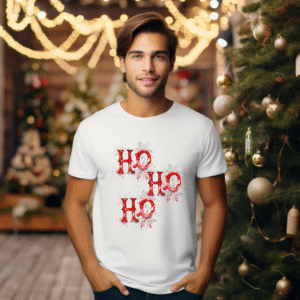 Alternative view of Tricou Unisex Craciun, Ho Ho Ho