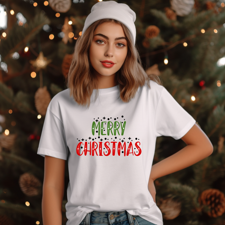 Tricou Unisex Merry Christmas - imagine 3