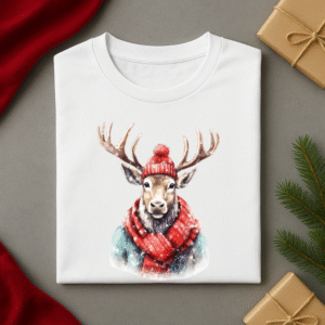 Tricou Unisex Winter Reindeer