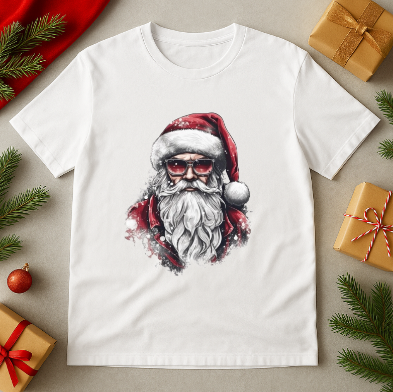 Tricou Unisex Cool Santa - imagine 4