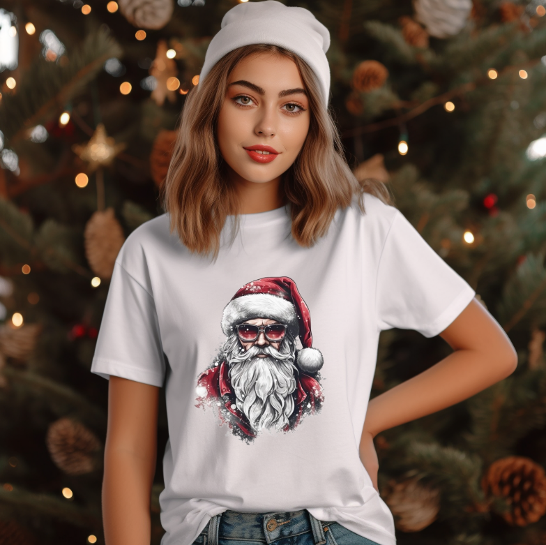 Tricou Unisex Cool Santa - imagine 2