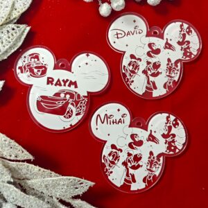 Alternative view of Glob  Minnie si Mickey Personalizat