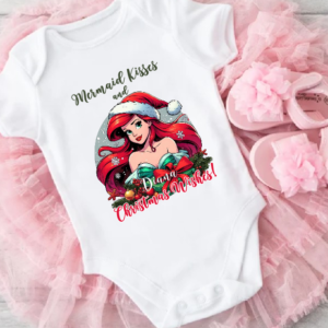 Body Craciun Mica Sirena personalizat