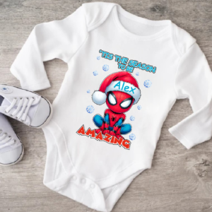 Body Craciun Spider Man personalizat
