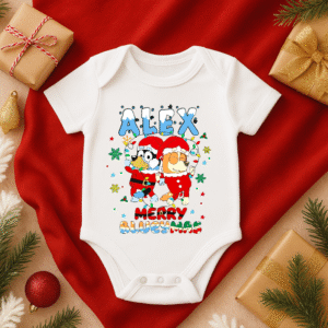 Alternative view of Body Craciun Bluey personalizat