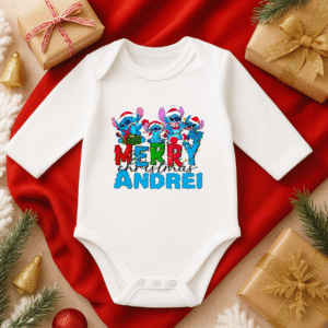 Body Craciun Lilo Si Stich Personalizat