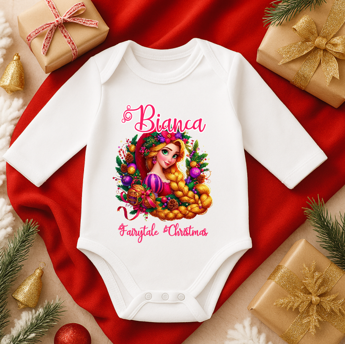 Body Craciun Rapunzel personalizat