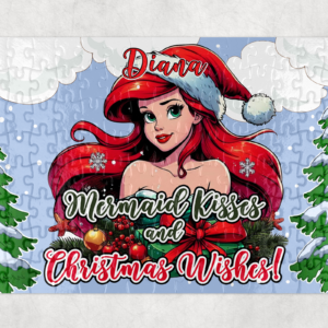 Puzzle Craciun Personalizat Mica Sirena