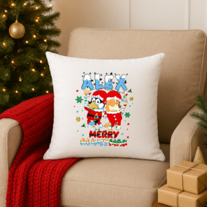 Alternative view of Perna Craciun Personalizata Bluey