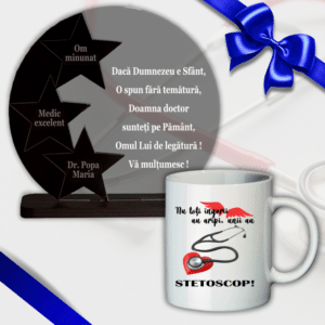 Set cadou medic, Trofeu + Cana