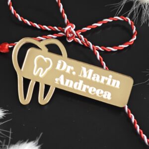 ecuson martisor personalizat medic stomatolog
