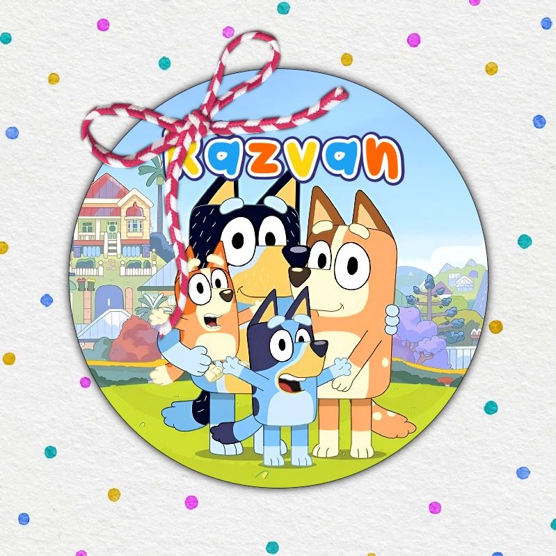 Insigne Martisoare Personalizate Copii, Bluey