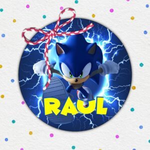 Insigne Martisoare Personalizate Copii, Sonic
