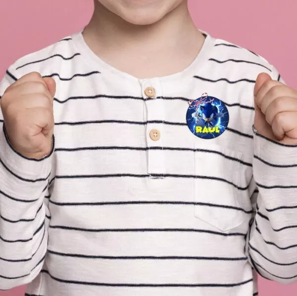 Insigne Martisoare Personalizate Copii, Sonic - imagine 2