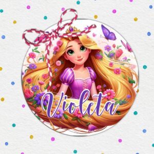 Insigne Martisoare Personalizate Copii, Rapunzel