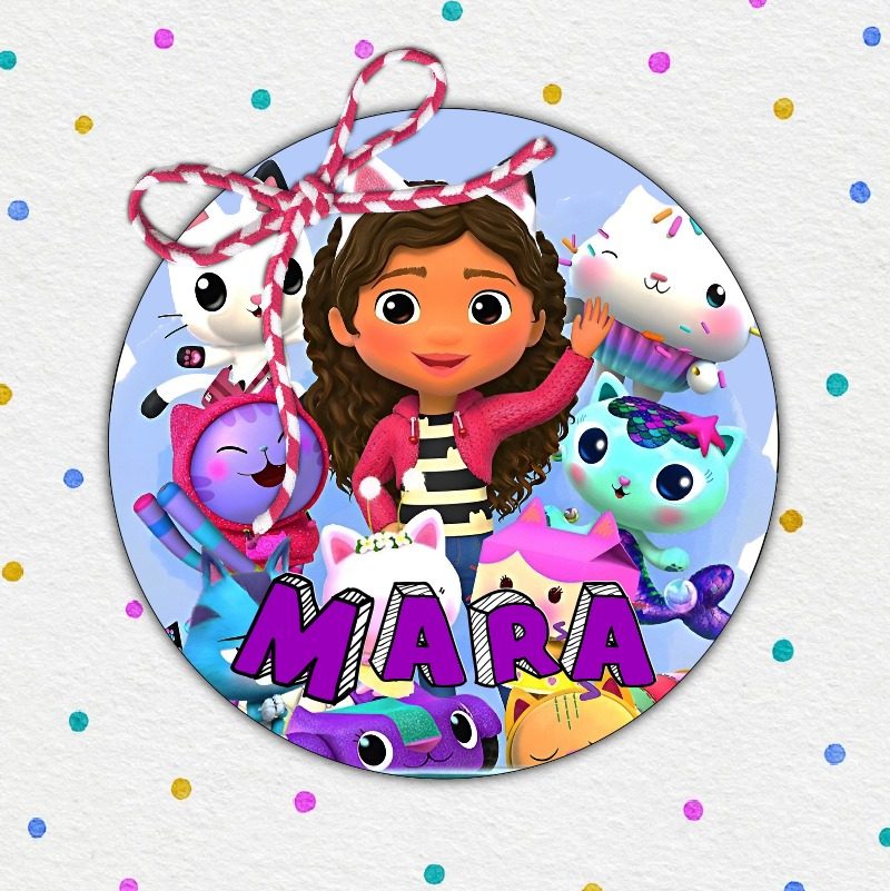 Insigne Martisoare Personalizate Copii, Casa de papusi a lui Gaby's