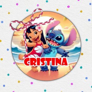 Insigne Martisoare Personalizate Copii, Lilo Stich