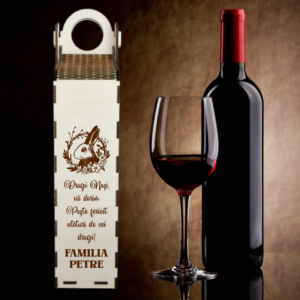 Cutie vin personalizata Paste M2
