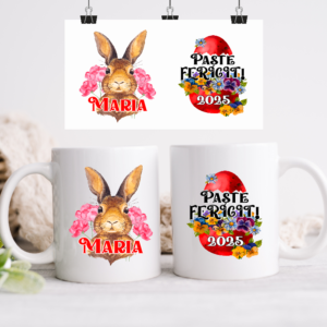 Cana Personalizata Paste Fericit