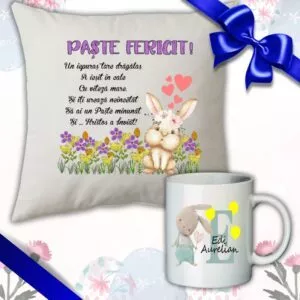 Set cadou copii Iepuras, Perna + Cana