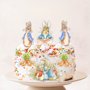 Set figurine tort, Peter Rabbit