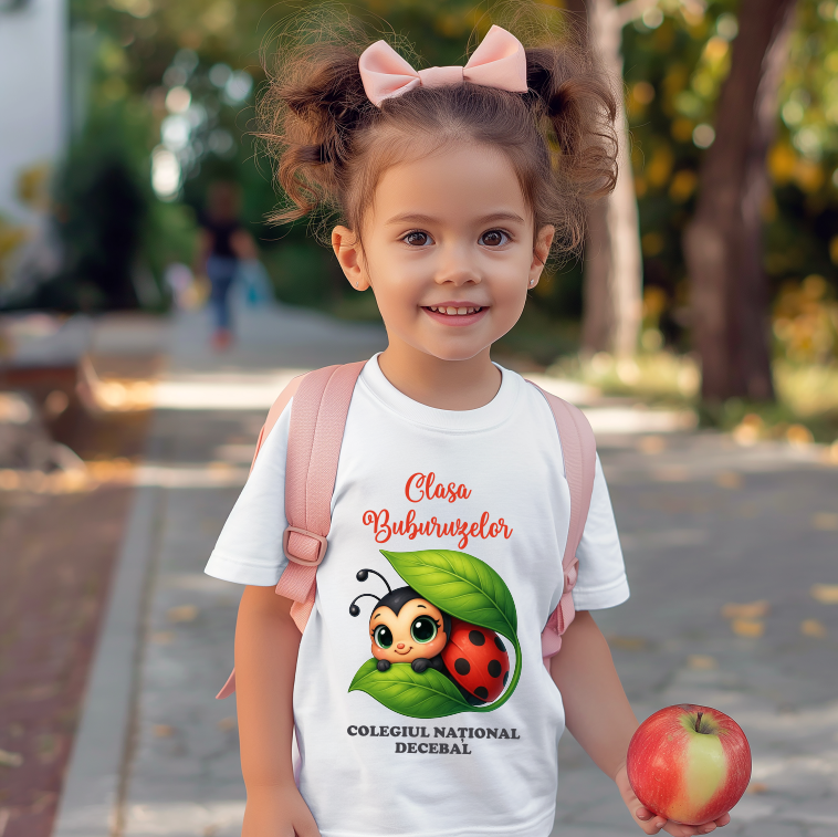 Tricou Personalizat Copii Scoala Grupa Buburuzelor - imagine 2