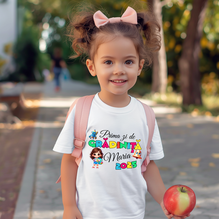 Tricou Personalizat Copii Prima Zi Gradinita - imagine 2