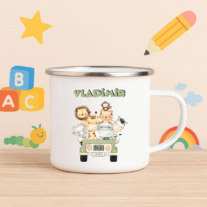 Alternative view of Cana metalica personalizata, Safari