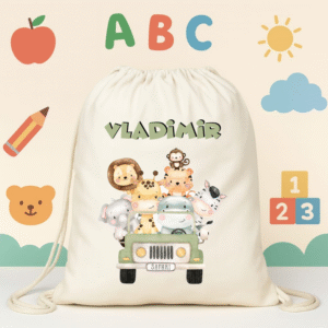 Alternative view of Rucsac personalizat textil, Safari