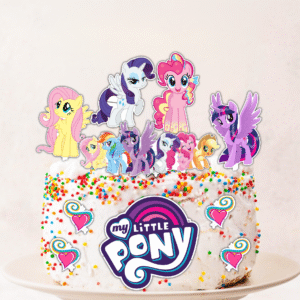 Set figurine tort, My Little Pony