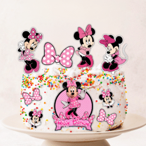 Set figurine tort,Minnie