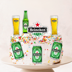 Set figurine tort, Heineken