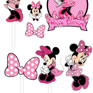 Alternative view of Set figurine tort,Minnie