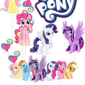 Alternative view of Set figurine tort, My Little Pony