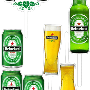 Alternative view of Set figurine tort, Heineken