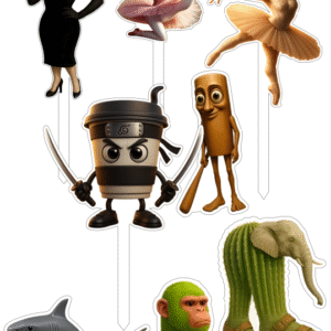 Alternative view of Set figurine tort, Ballerina Cappuccina