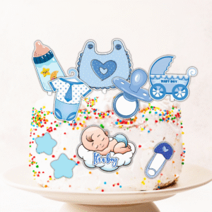 Set figurine tort, Baby Boy