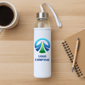 bidon sticla husa personalizat logo