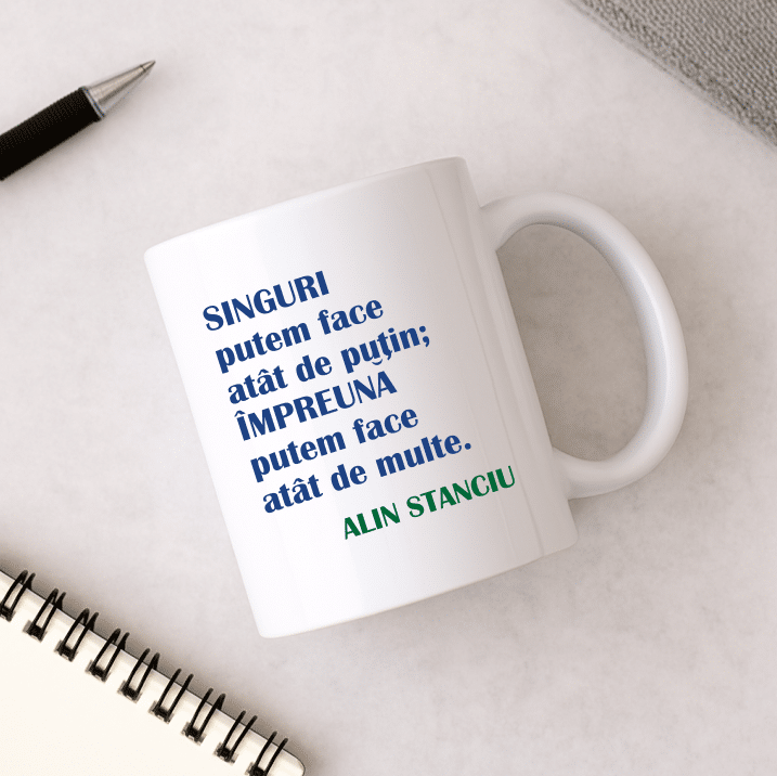Cana Personalizata Logo Fata/ Text Nume Verso - imagine 2
