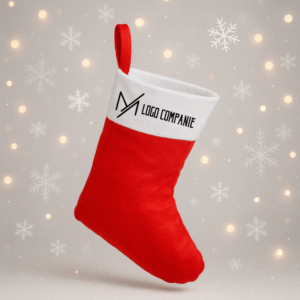 Ciorapel Craciun Personalizat Logo