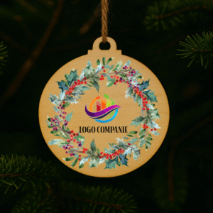 Alternative view of Glob lemn Personalizat Logo