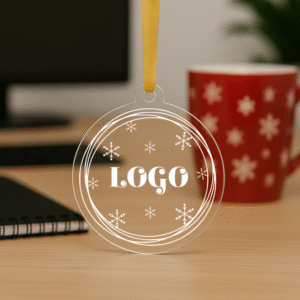 Alternative view of Glob plexiglas Personalizat Logo